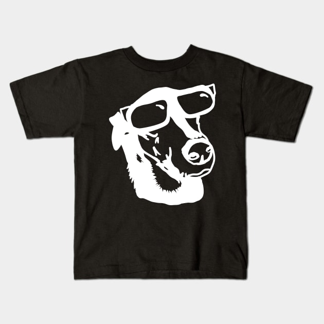 Cool dog Kids T-Shirt by Antiope